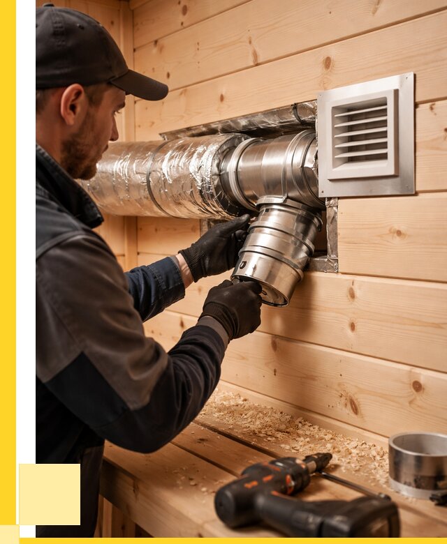 Монтаж вентиляции бани в Спасске-Дальнем от 12416 р. | ЭриданСпс