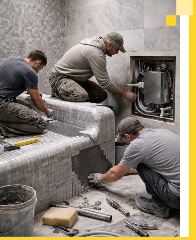 Проекты хамамов под ключ в Спасске-Дальнем и дизайн и строительство