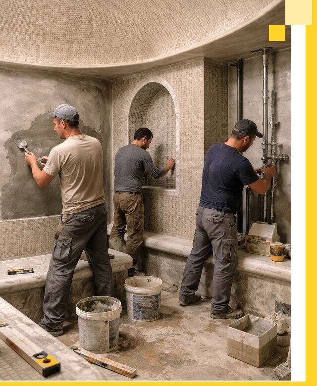 Профессиональный монтаж хамамов под ключ в Спасске-Дальнем с гарантией