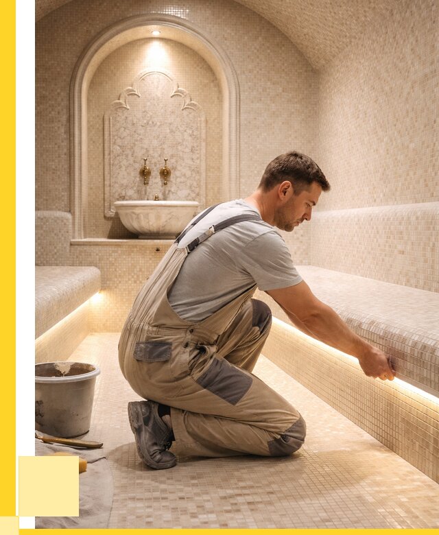 Отделка хамамов под ключ в Спасске-Дальнем от 5691 р. | ЭриданСпс