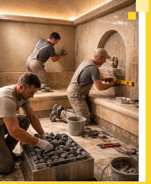 Проектирование и строительство хамама и сауны в Спасске-Дальнем