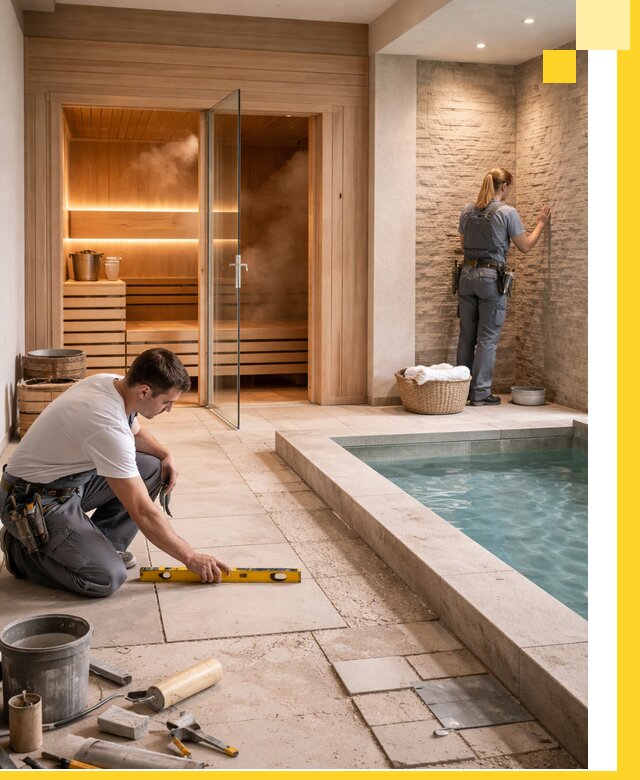 Комплексный дизайн и отделка интерьеров SPA под ключ в Спасске-Дальнем